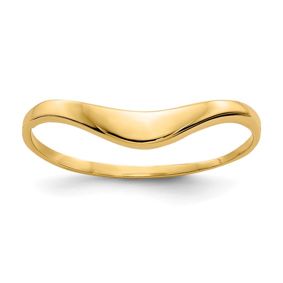 14k fancy Polished Dome Ring
