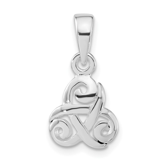Sterling Silver Polished Fancy Charm